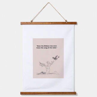 枯れた人の囁き 吊り下げ型タペストリー