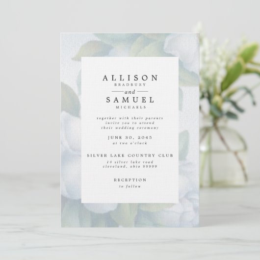 枯れた白鷺の花 招待状 (スタンド正面)