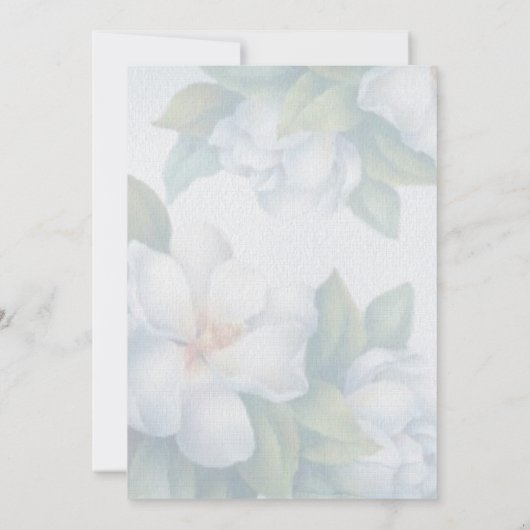 枯れた白鷺の花 招待状 (裏面)