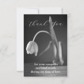 枯れた花 サンキューカード (正面)