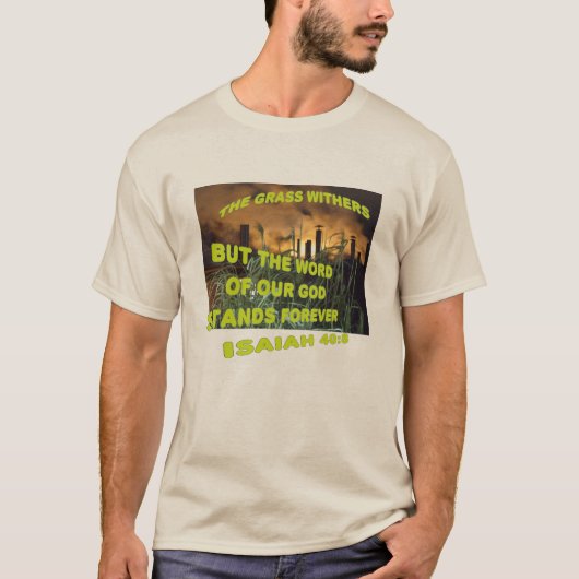 枯れる草 Tシャツ (正面)