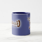 枯れ木の復活- ツートーンマグカップ (中央)