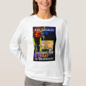 枯れ木の長袖のTシャツの熱をがらがらと鳴らすこと Tシャツ (正面)