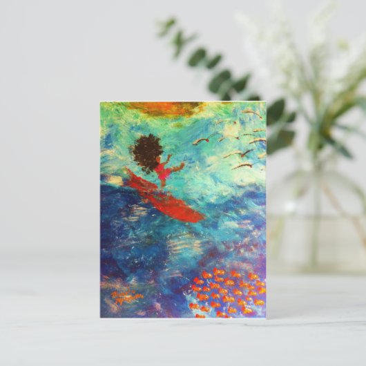 「枯れ果て」 ポストカード (スタンド正面)