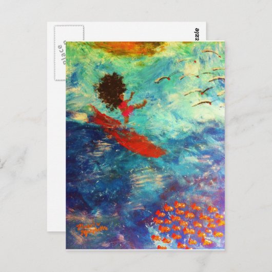 「枯れ果て」 ポストカード (正面/裏面)