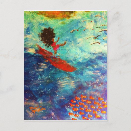 「枯れ果て」 ポストカード (正面)