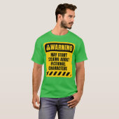 架空のキャラクターの家族について話し始める5月 Tシャツ (正面フル)