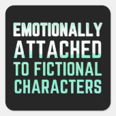 架空のキャラクター スクエアシール (正面)