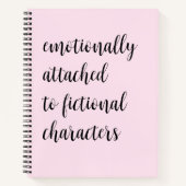 架空のキャラクター ノートブック (正面)