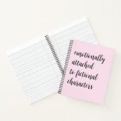 架空のキャラクター ノートブック (内部)