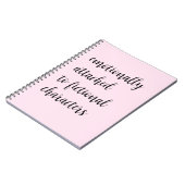 架空のキャラクター ノートブック (左側)