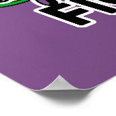 架空のユニコーンおもしろい ポスター (角)