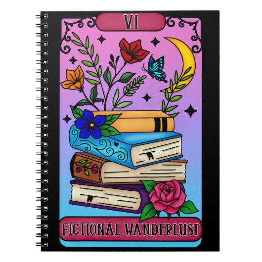 架空のワンダーラストタロット手帳 ノートブック (正面)