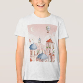 架空の町 トライブレンドTシャツ