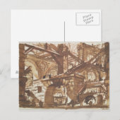 架空の監獄のスケッチ ポストカード (正面/裏面)