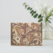 架空の監獄のスケッチ ポストカード (スタンド正面)