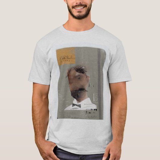 架空の経歴のフランス人のお金 Tシャツ (正面)