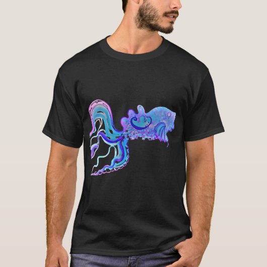架空の魚 Tシャツ (正面)