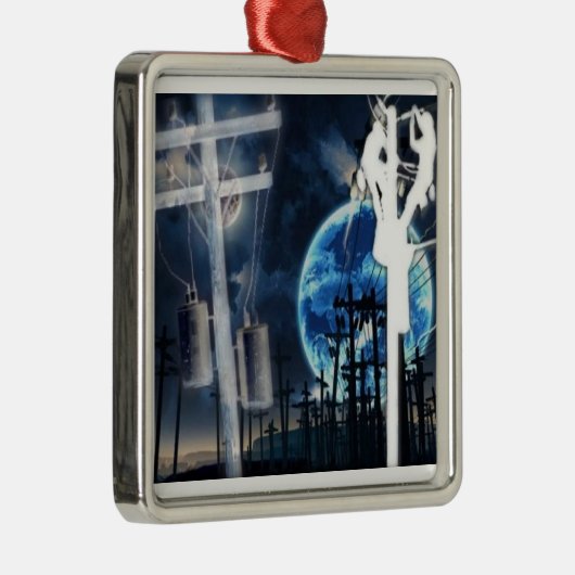 架線工夫のオーナメント メタルオーナメント (右)