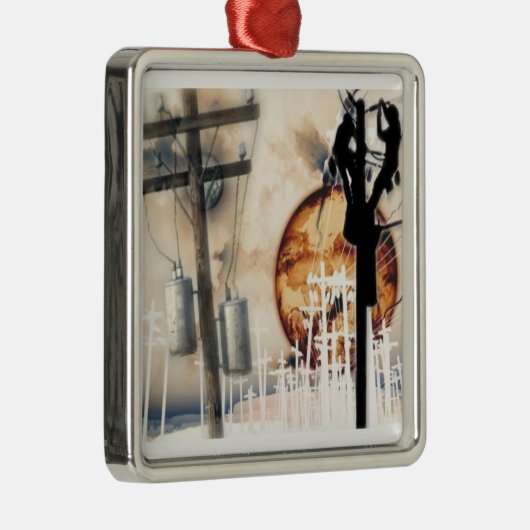 架線工夫のオーナメント メタルオーナメント (右)