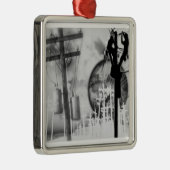 架線工夫のオーナメント メタルオーナメント (右)