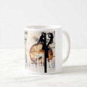 架線工夫のコーヒー・マグ コーヒーマグカップ (正面右)