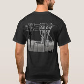 架線工夫のワイシャツ Tシャツ (裏面)