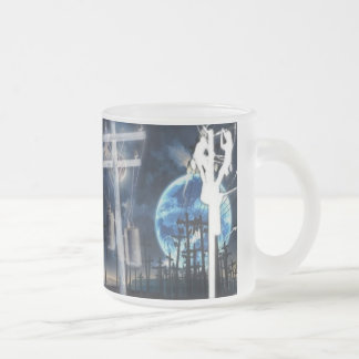 架線工夫の曇らされたマグ フロストグラスマグカップ