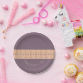 柄の付いた梅 ペーパープレート (パーティー)