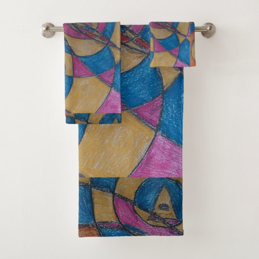 柄デザインタオルセット バスタオルセット (インサイチュ)