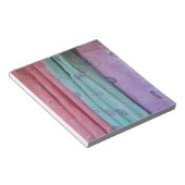 柄付きカラフルな布 ノートパッド (アングル)