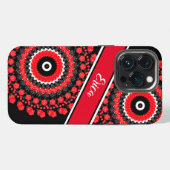 柄入りカスマテiPhoneケース iPhoneケース (裏面横)