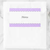 柄　模様 長方形シール (バッグ)