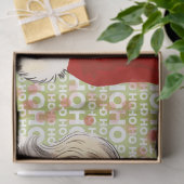 柊のすてき頬のサンタクロース 薄葉紙 (ギフト)