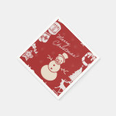 「柊の聖降誕祭のパーティーにすてきついて来い！」 スタンダードカクテルナプキン (角)