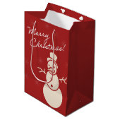 「柊の聖降誕祭のパーティーにすてきついて来い！」 ミディアムペーパーバッグ (正面アングル)