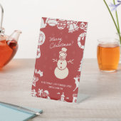 「柊の聖降誕祭のパーティーにすてきついて来い！」 台座サイン (インサイチュ)