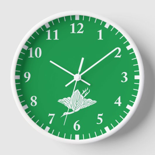 柏鶴 壁時計 (正面)