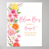 柑橘フローラブライダルシャワー開花バー ポスター (正面)