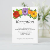 柑橘フローラ庭園の結婚式披露宴 エンクロージャーカード (スタンド正面)