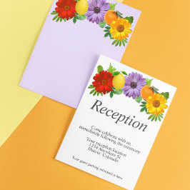 柑橘フローラ庭園の結婚式披露宴 エンクロージャーカード