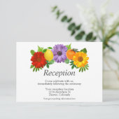 柑橘フローラ庭園の結婚式披露宴 エンクロージャーカード (スタンド正面)