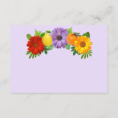 柑橘フローラ庭園の結婚式披露宴 エンクロージャーカード (裏面)