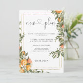 柑橘園|延期さ結婚れた発表 招待状 (スタンド正面)