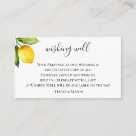 柑橘果樹園結婚の願い井戸 エンクロージャーカード