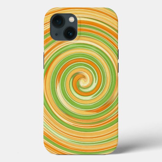 柑橘系おもしろいのスパイラル Case-Mate iPhoneケース (裏面)