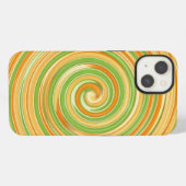柑橘系おもしろいのスパイラル iPhoneケース (裏面横)