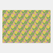 柑橘系かわいらし包装紙シート ラッピングペーパーシート (正面)