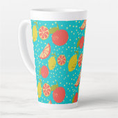 柑橘系のファンタスティック カフェラテマグ (左アングル)