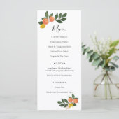 柑橘系のメイン絞りレモンとオレンジのシャワー メニュー (スタンド正面)